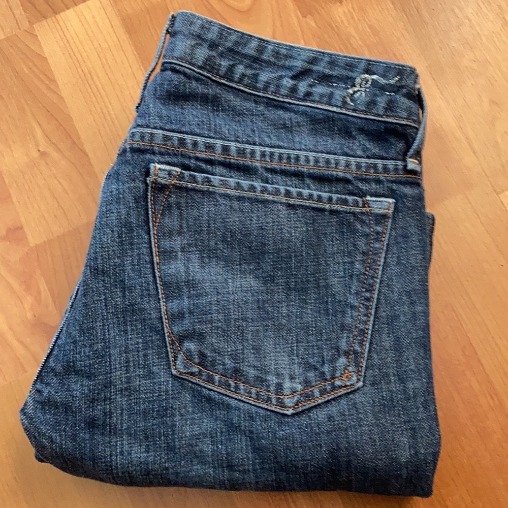Earnest Sewn Dark Wash Bootcut Jeans NWOT 27